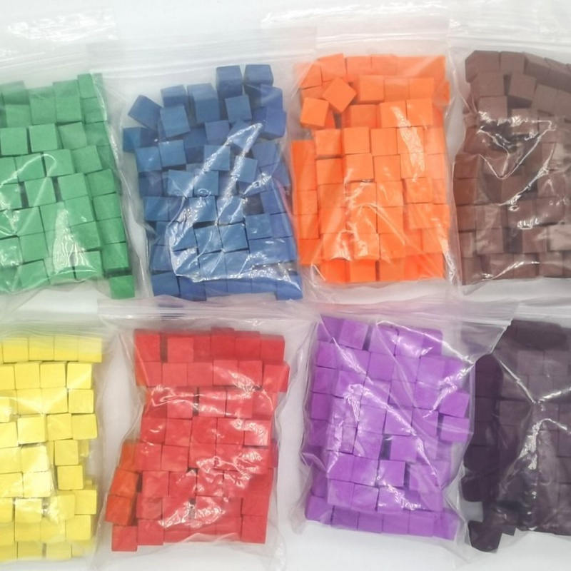Board Game Vector - 100 unidades/lotes 10mm cubos de madeira