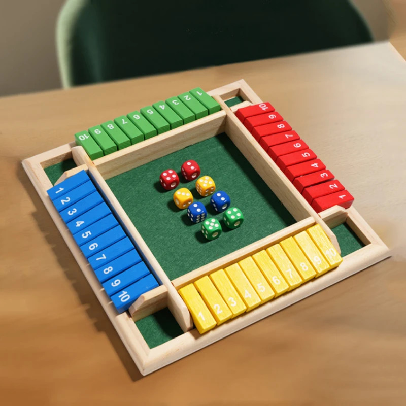 Board Game Jenga - Jogo de tabuleiro de dados aritméticos