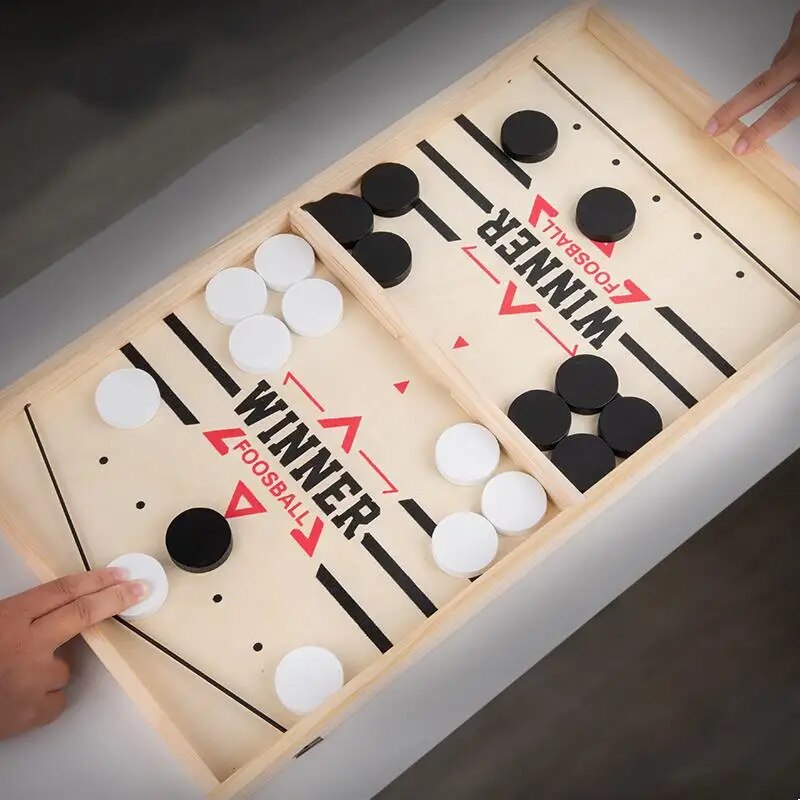 Board Game Jenga - Table Hockey Puck Jogo de tabuleiro,