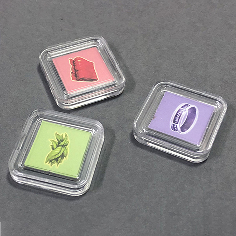 Board Game Vector - 10 Peças de Caixas Protetoras Quadradas