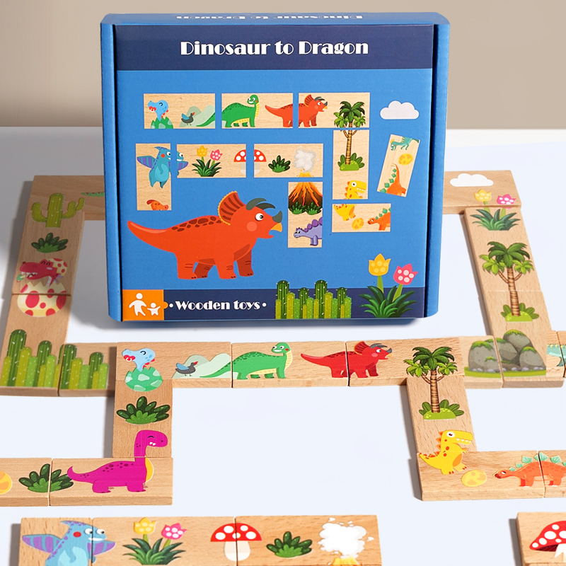 Board Game Education - Crianças quebra-cabeças de madeira dos desenhos