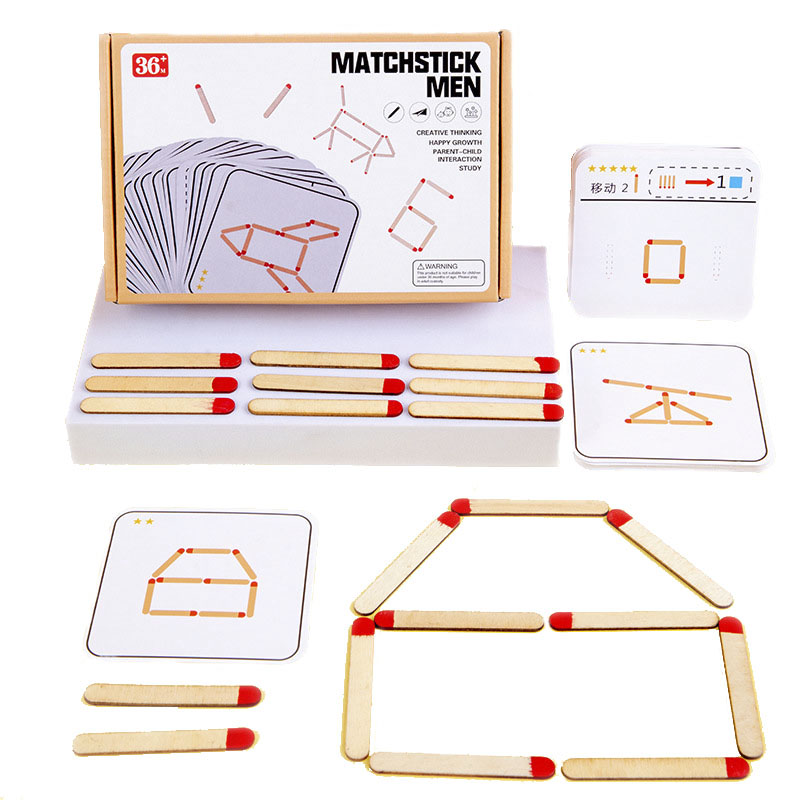 Board Game Fun - Montessori combina quebra-cabeças jogo brinquedos de