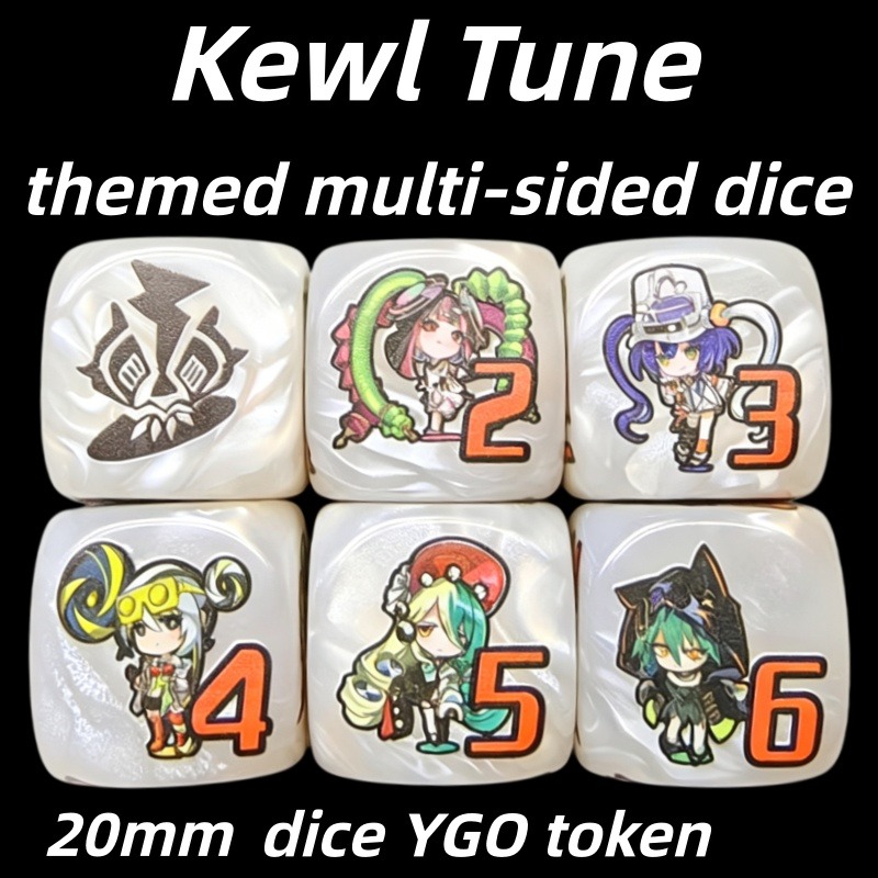 Board Game Vector - Yu-Gi-Oh! Kewl Tune Dados Especiais Rotativos