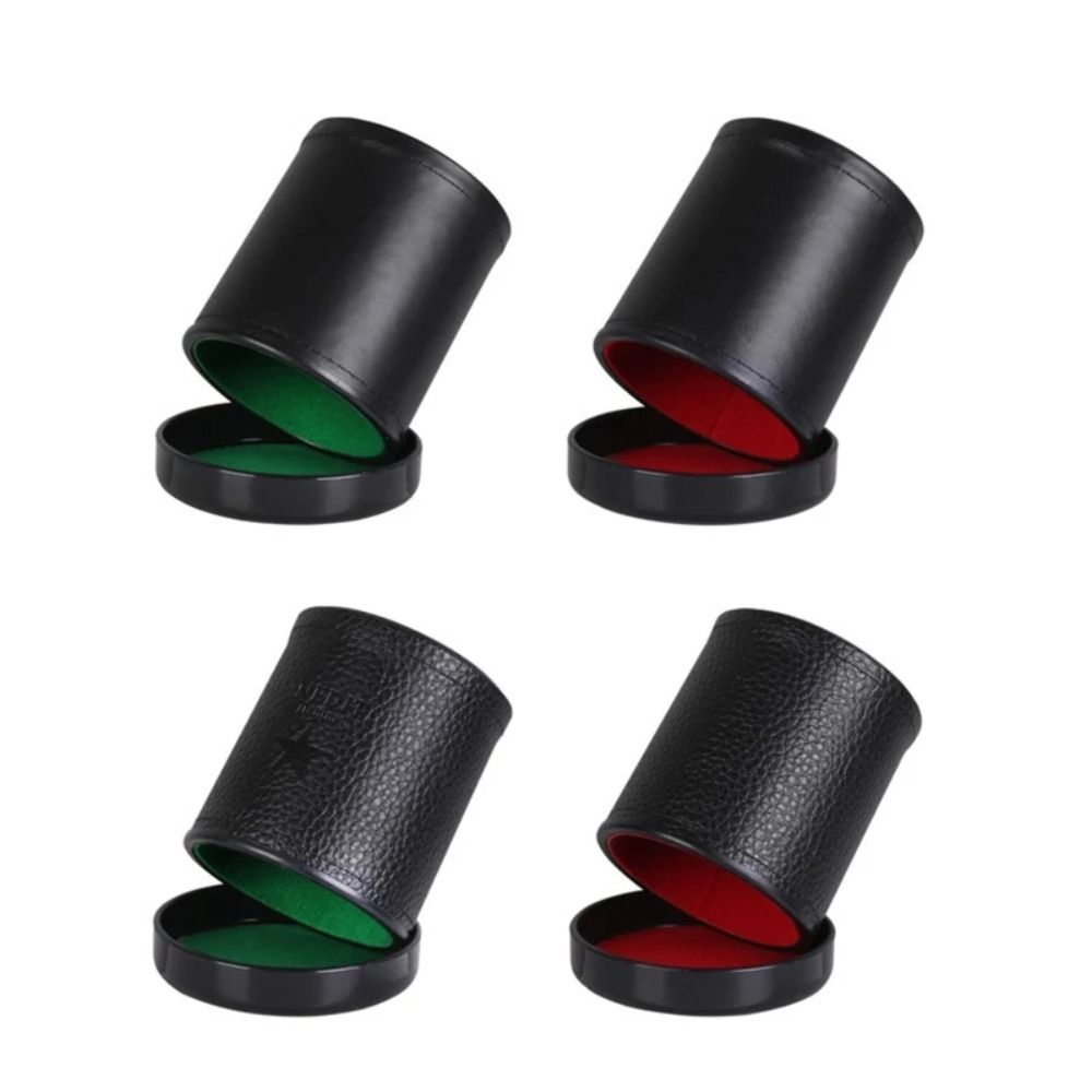 Board Game Yahtzee - Copo de Dados de Couro com