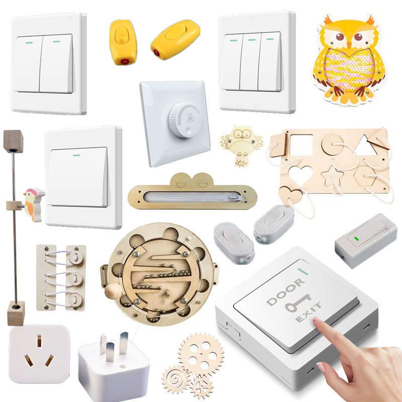Board Game Education - Acessórios para Quadro Sensorial Montessori Estilo