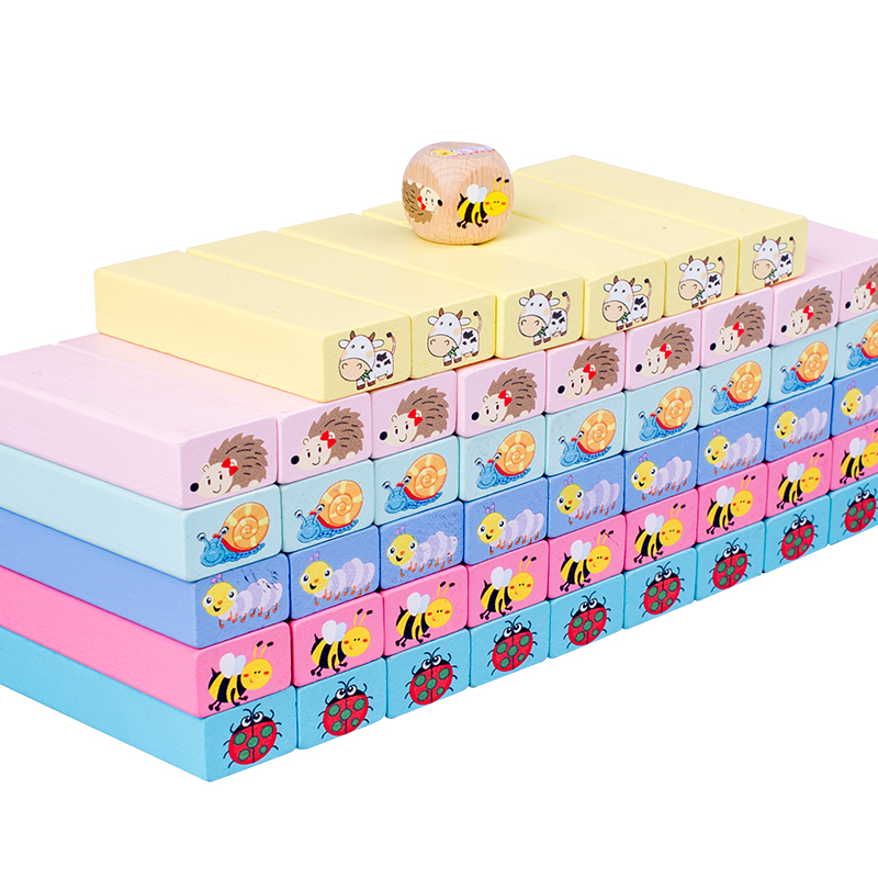Número animal blocos de madeir - Board Game Jenga avaliação e preço