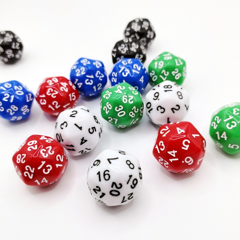 5 pçs cubo 30 lados d30 dungeo - Board Game Yahtzee avaliação e preço