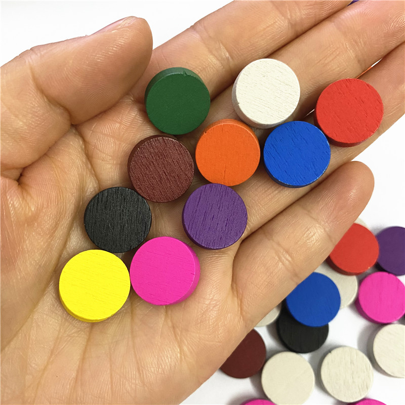 50 peças 15*5mm 11 cores disco - Board Game Vector avaliação e preço