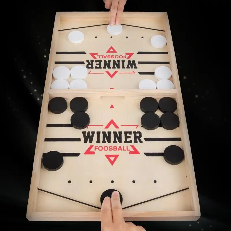 Table Hockey Puck Jogo de tabu - Board Game Jenga avaliação e preço