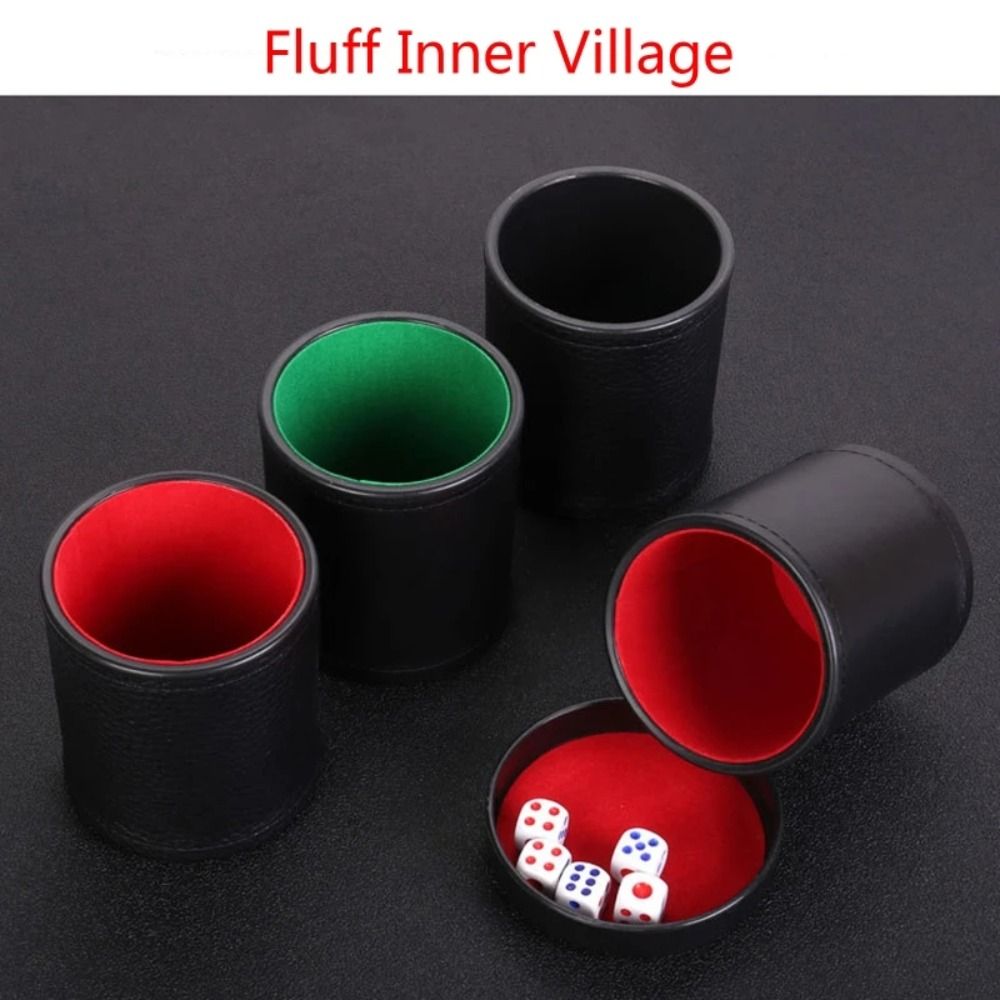 Copo de dados de couro com tam - Board Game Yahtzee avaliação e preço