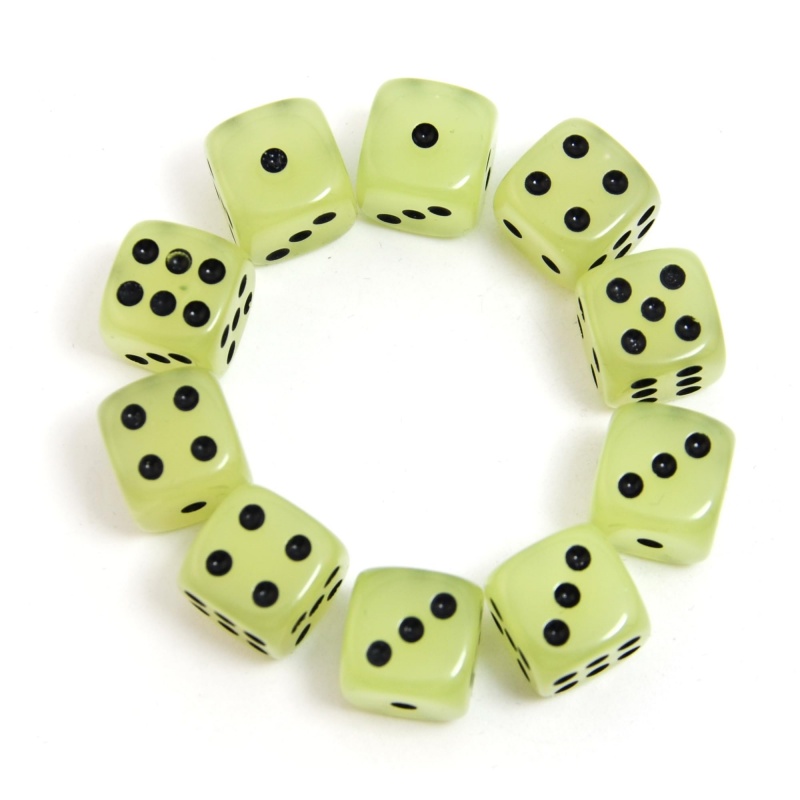 10-Pack D6 6 Faces Dados que b - Board Game Yahtzee avaliação e preço